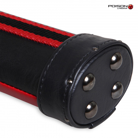 Тубус под цельный кий Poison Armor Velcro (красный, черный)